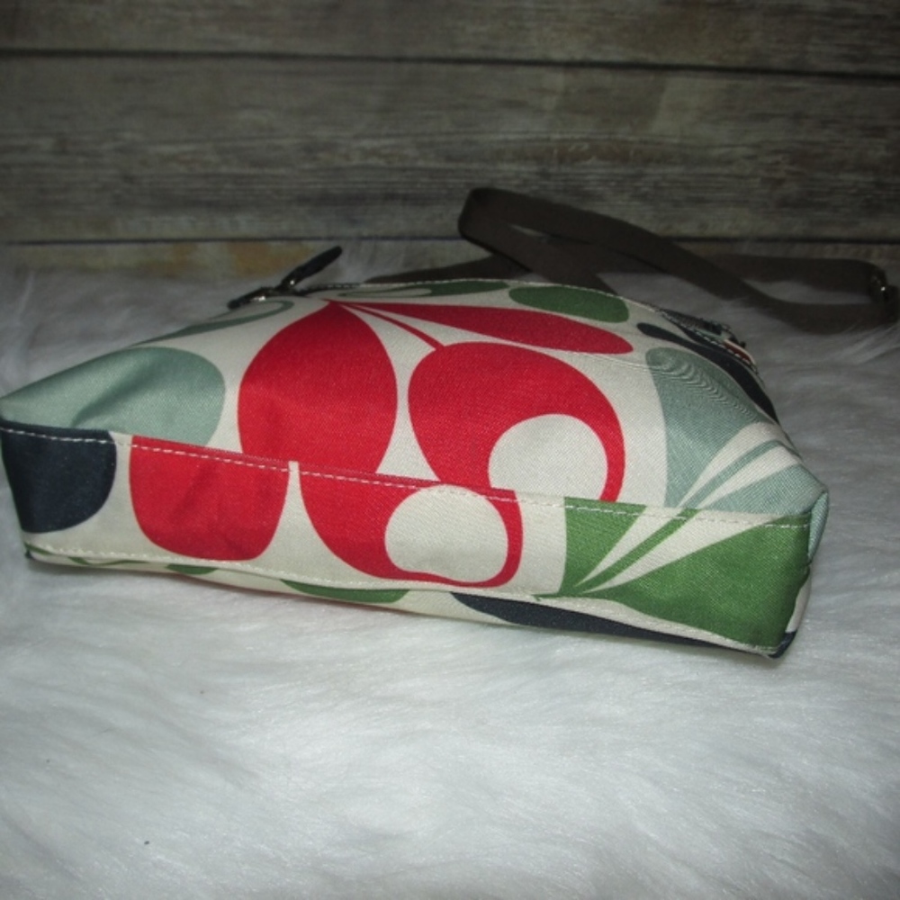 Orla Kiely Acron Cup Multi-Color Print Crossbody - Picture 5 of 8